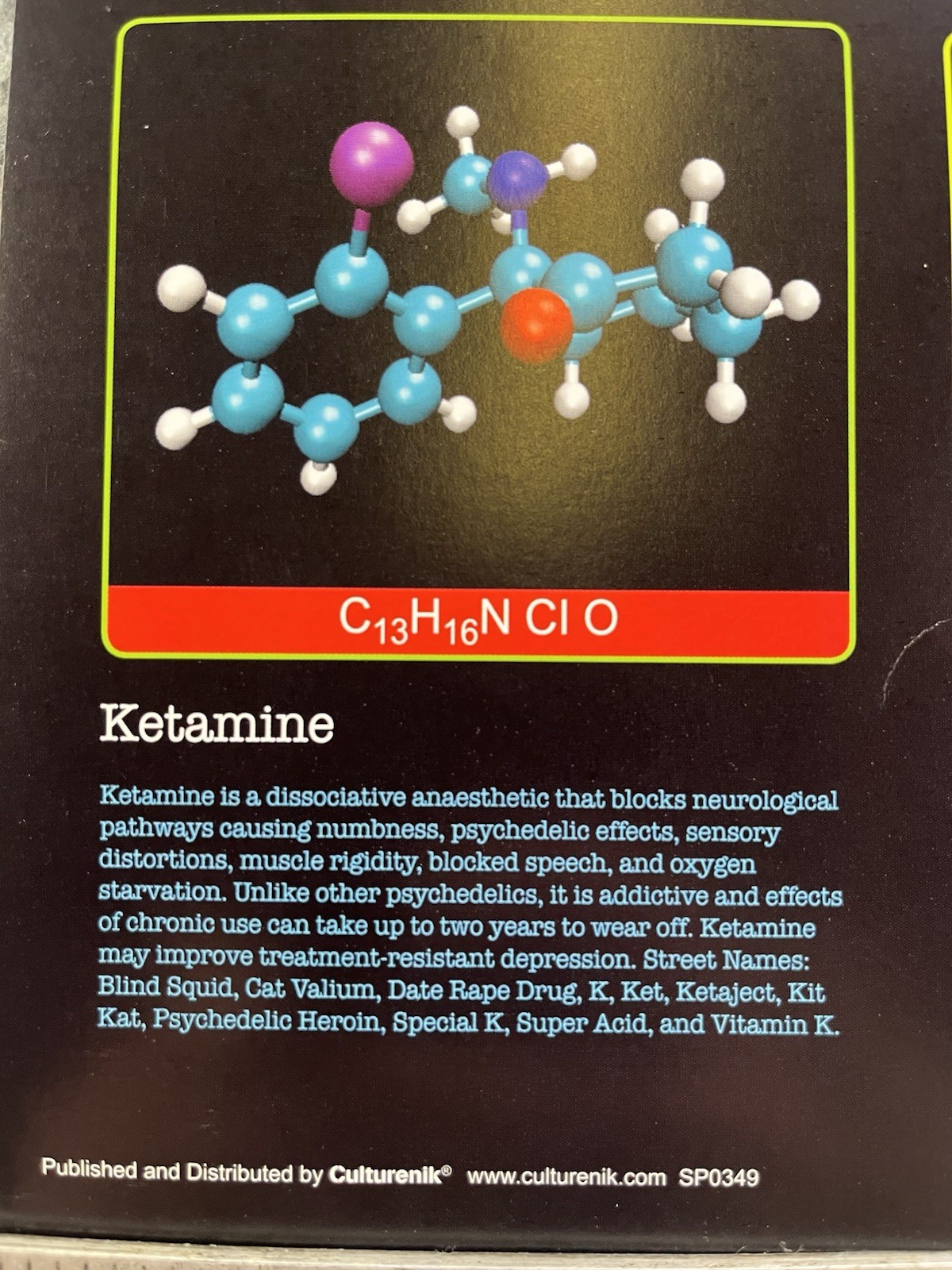 Mind Molecules Science Chemistry Poster Drugs Molecular Chart 12×36