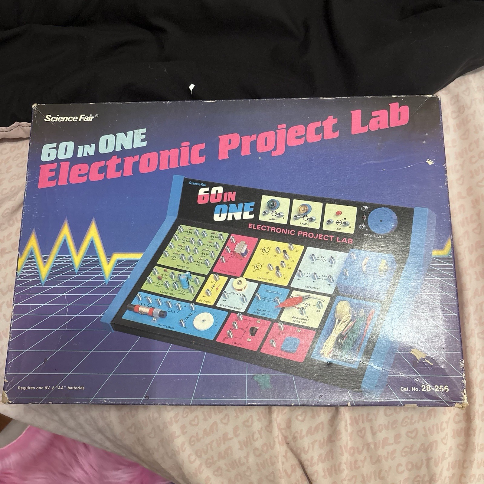 Vintage Science Fair Electronic Project Lab 28-256 for Ages 8-11, 12-16 Years