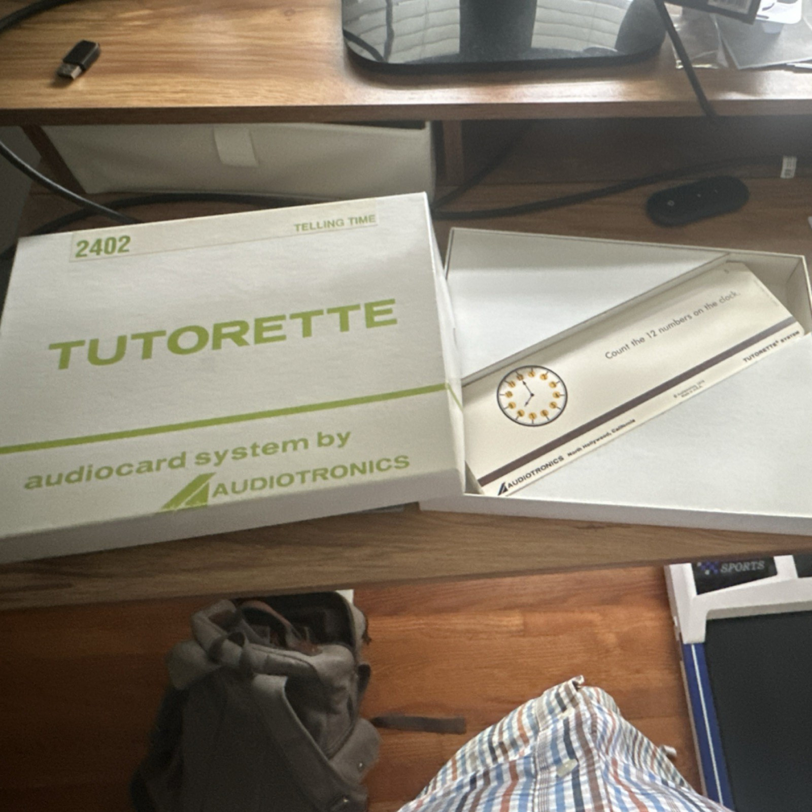 Audiotronics TutorEtte AudioCard System 2402 Telling Time