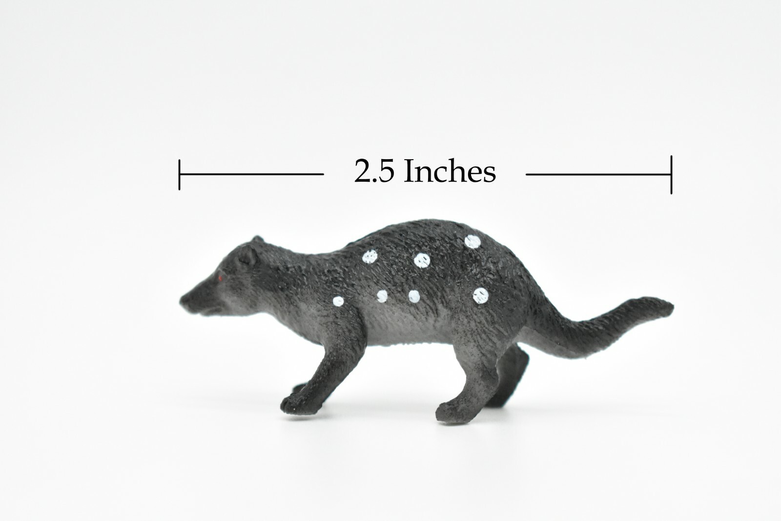 Quoll, Australian toy Animal, Very Nice Plastic model, 2 1/2 ” CWG120 B238