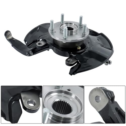 Front Left Side Wheel Bearing Hub Steering Knuckle Replacement for Accord