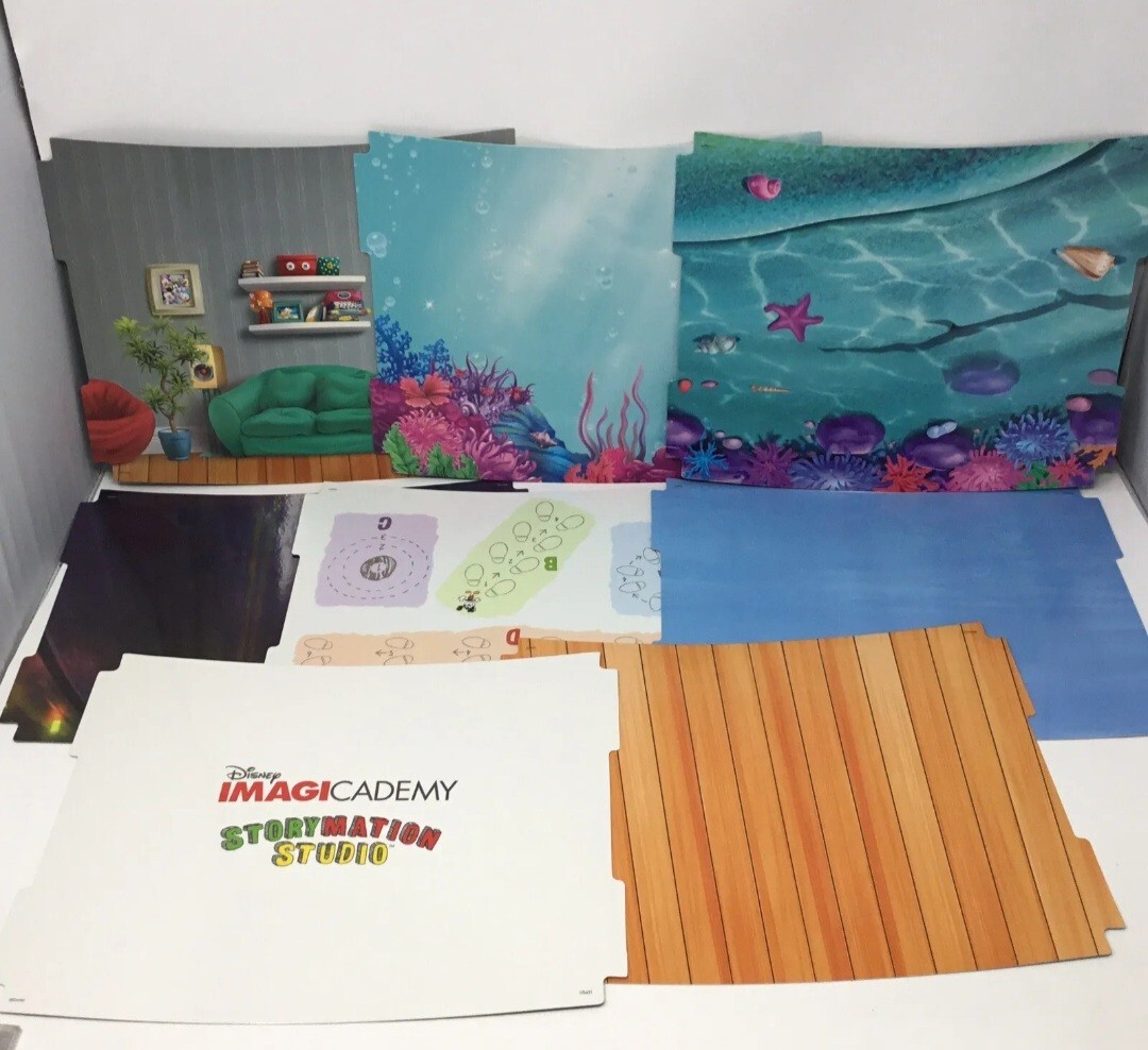 Disney Imagicademy Storymation Studio REPLACEMENT Cutout Characters & Backdrops