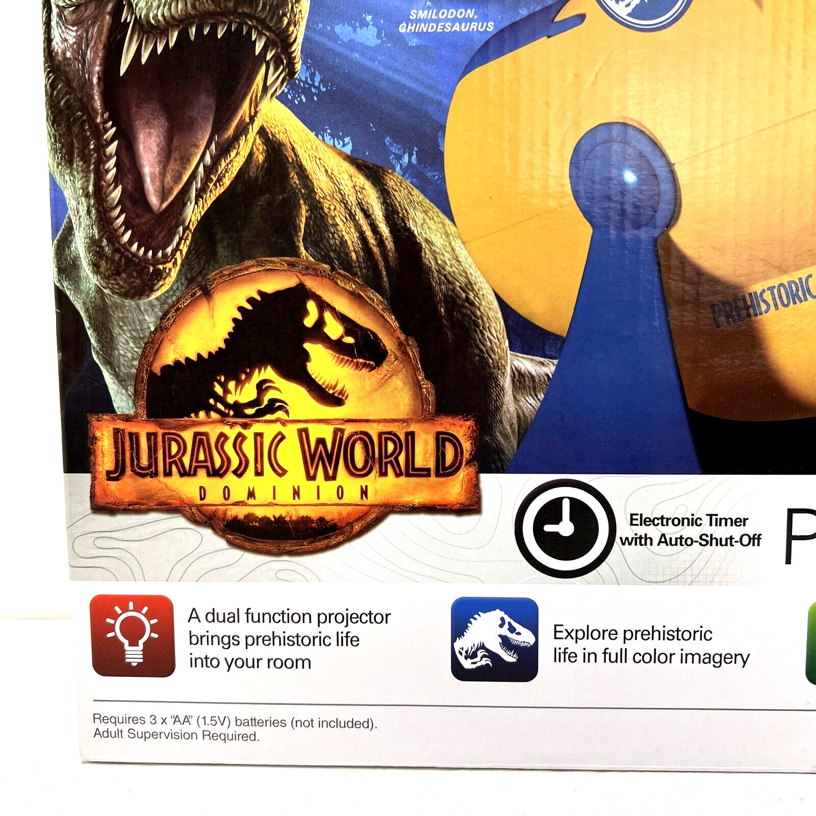 Smithsonian Jurassic World Dominion Prehistoric Dinosaur Room Projector Science