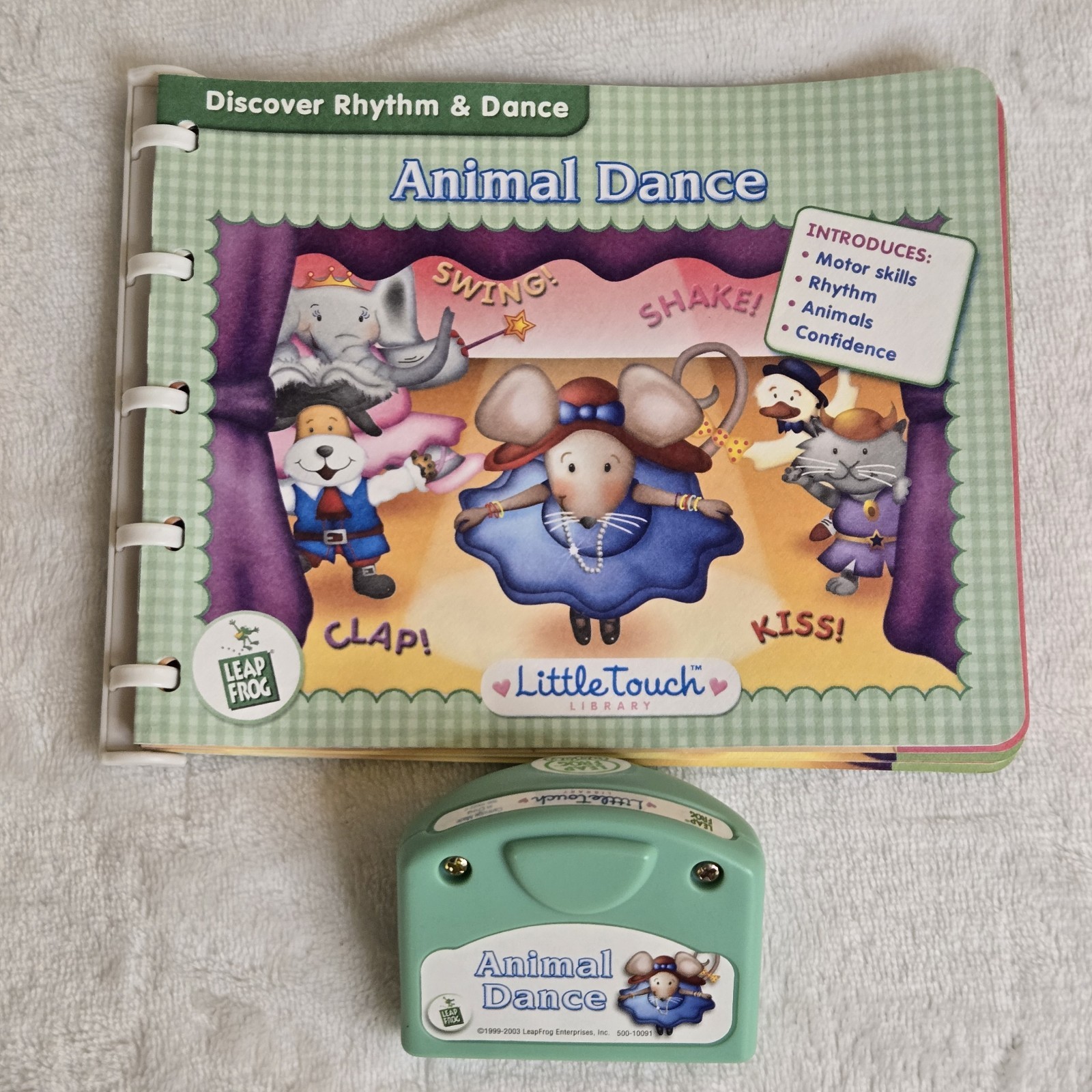 3 Little Touch Leap Frog Leap Pad Books & Cartridges Animals Infants Toddler