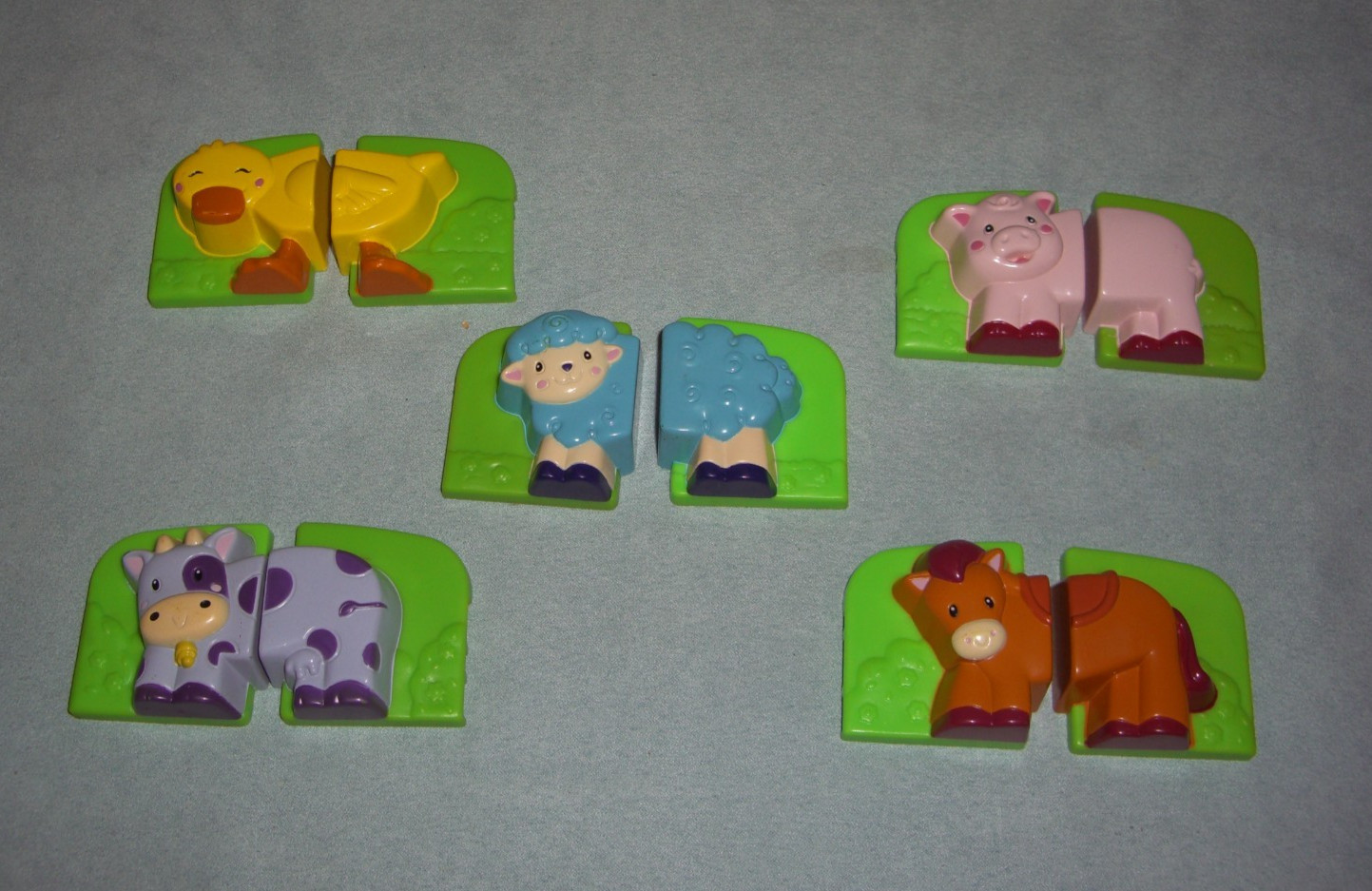 Leap Frog Fridge Farm Magnetic Matching Animals Only Tested 2007 LeapFrog