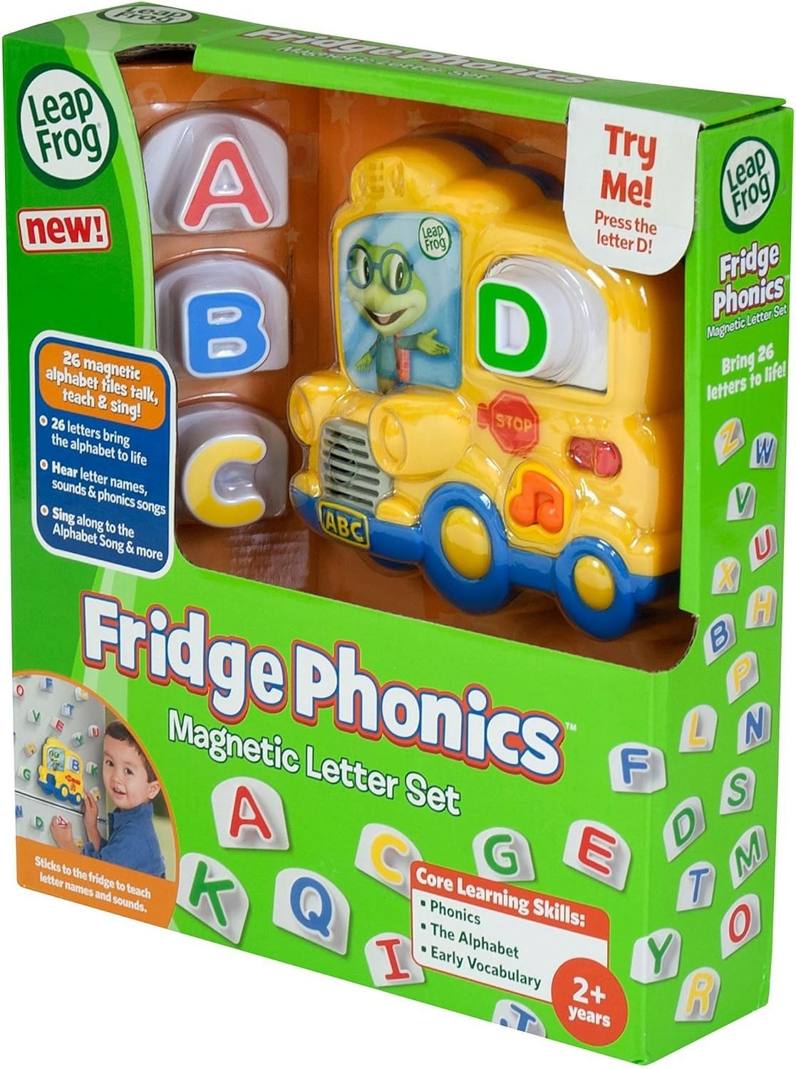 Interactive Fridge Phonics by Leapfrog – 26 Singing and Talking Alphabet Tiles