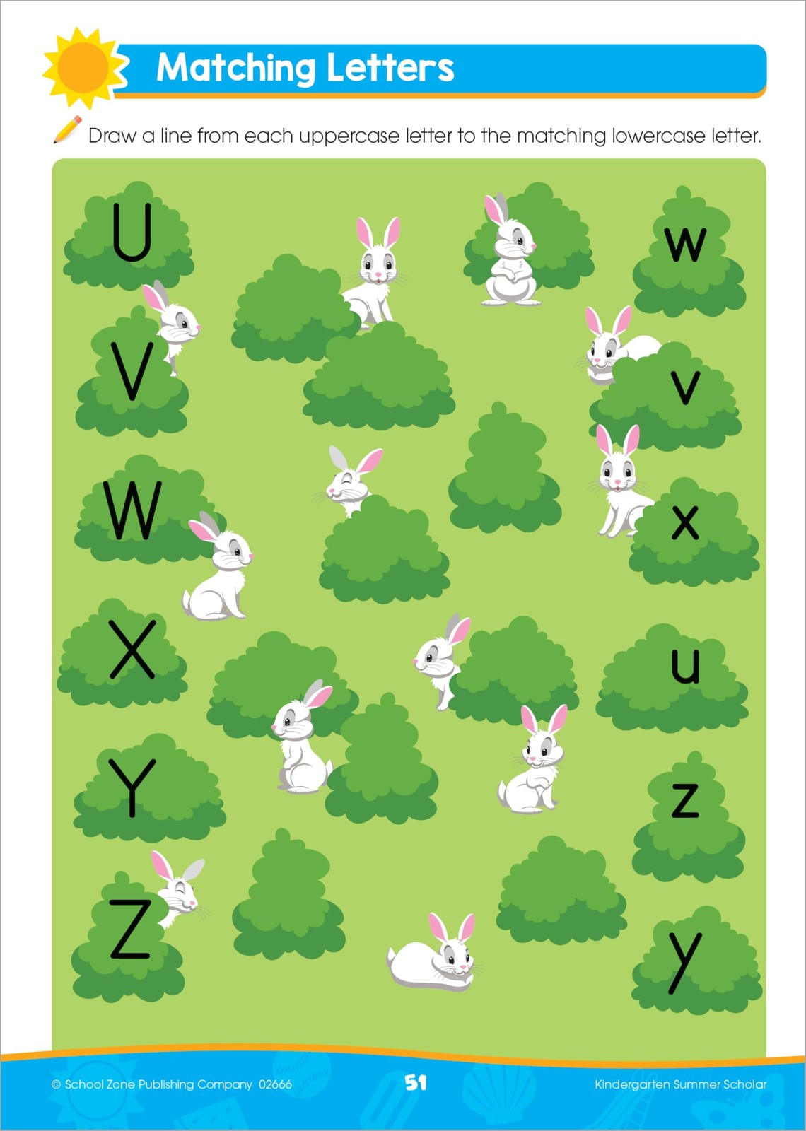School Zone Kindergarten Summer Scholar Workbook: 80 Pages, Pre-K, Letters,…