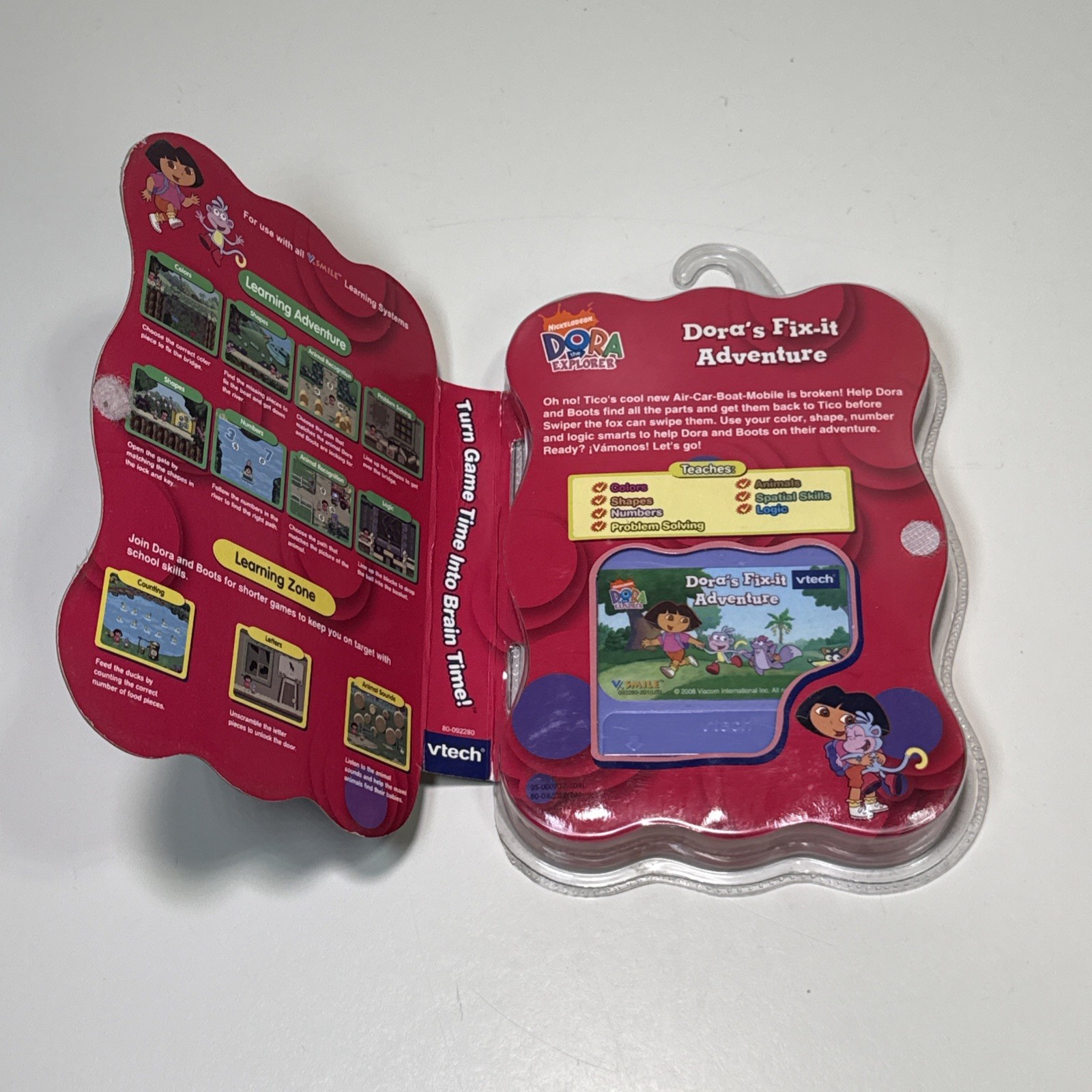 Disney Vtech Smartridge Aladdin & Dora V Smile Smartridge
