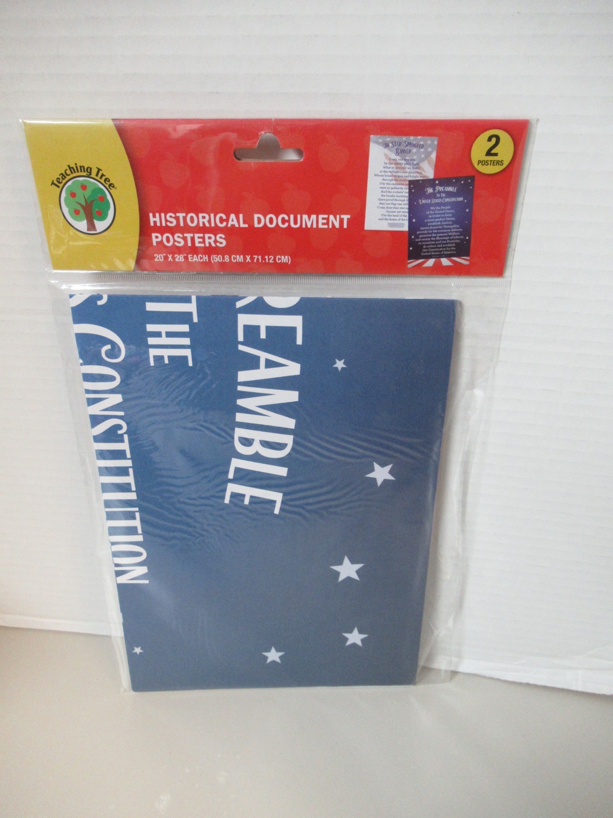 The Star-Spangled Banner &The Preamble Historical Document Posters 2 Posters