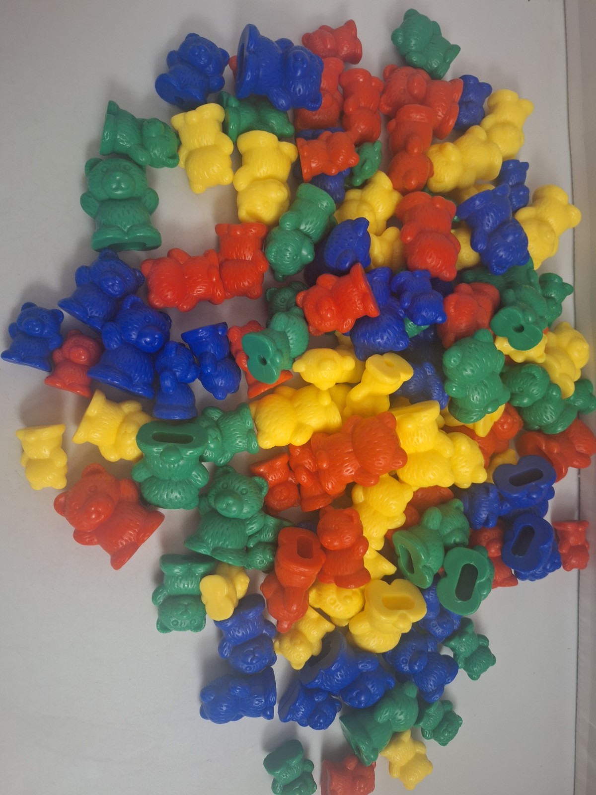 Lakeshore Teddy Bear Toy Figures Colors Sizes 116 Pieces Learn Play