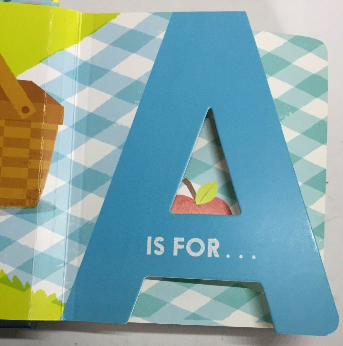 Alpha Block Interactive Alphabet Book, Popup Boardbook, Free Post