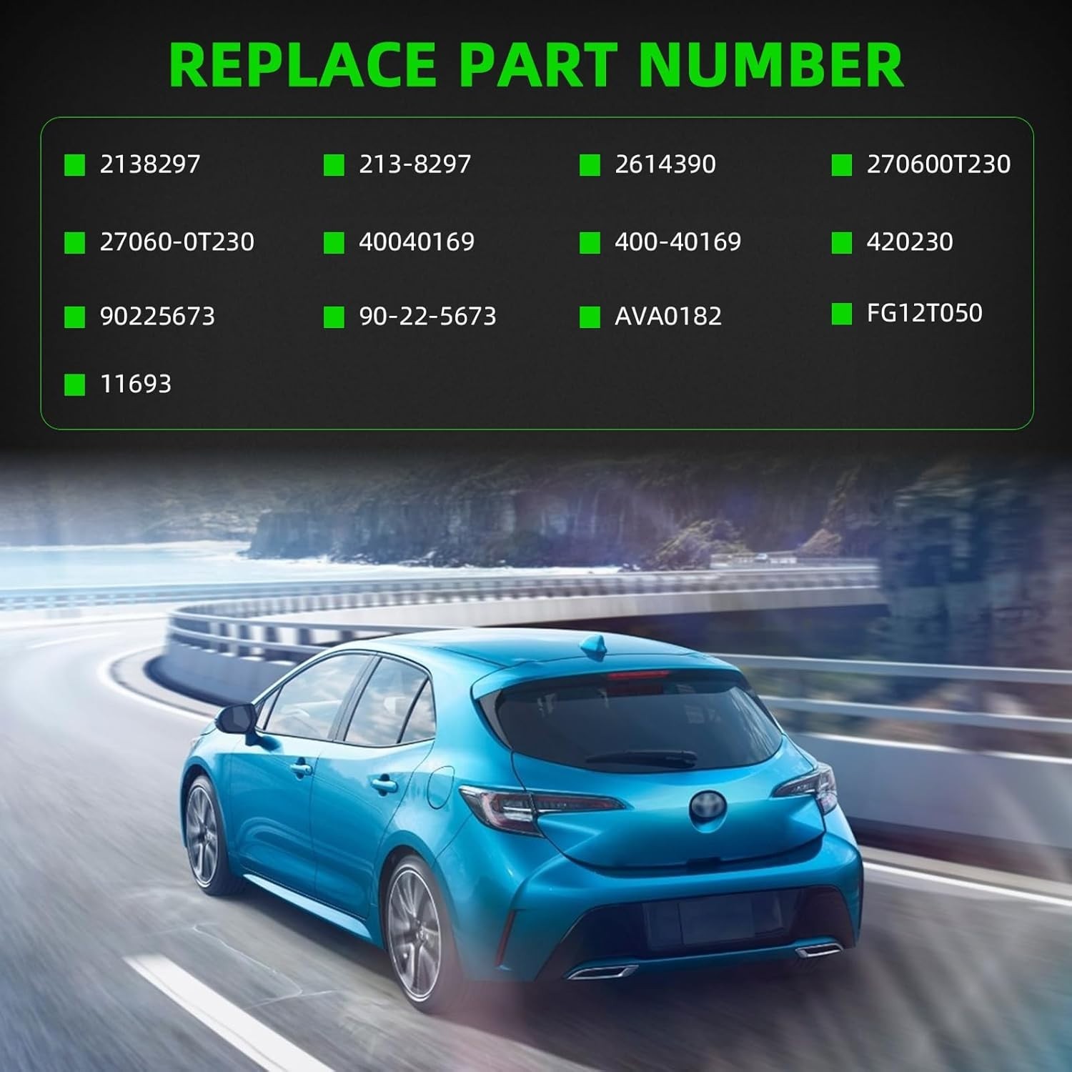 Alternator Toyota Corolla 2014-2018 L4 1.8L