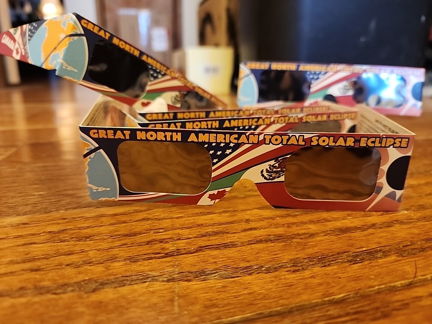 5 Solar Eclipse Glasses ISO & CE Certified-AAS NASA Approved 2024 Safe Glasses