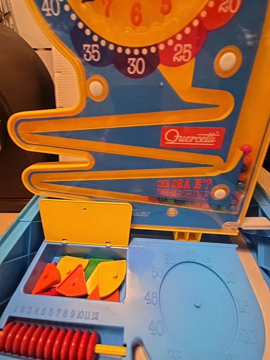 Quercetti Time Machine – Fun Learning To Tell The Time Toy – Made in Italy