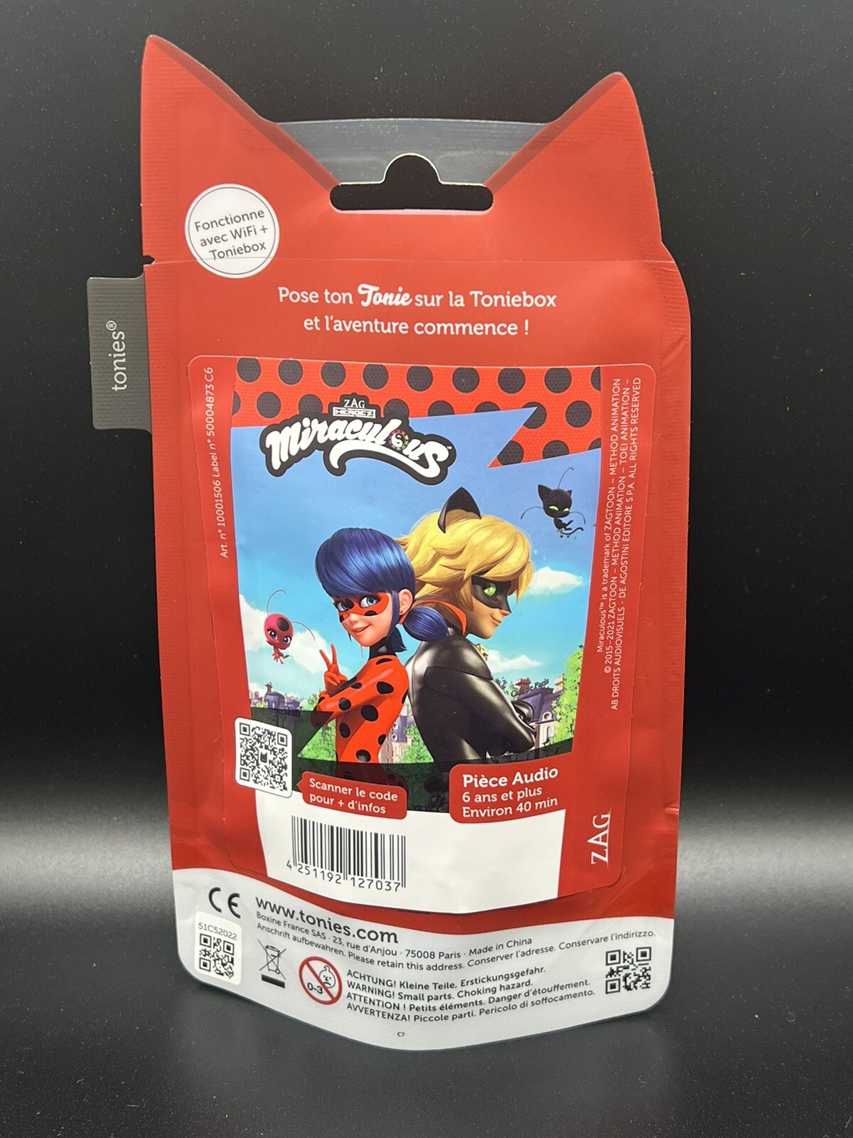 🇫🇷 Tonies Miraculous Chat Noir In FRENCH FR Release New Works In US