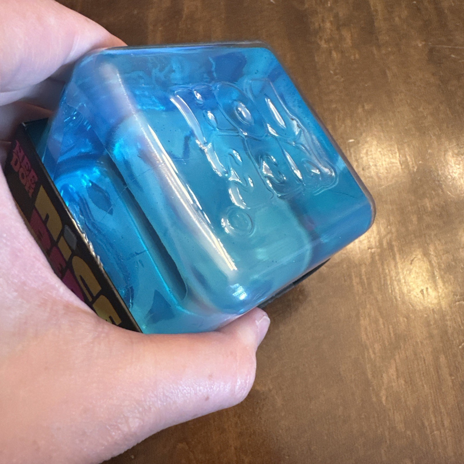 NeeDoh Nice Berg Blue Niceberg Solid Squish Large Cube Iceberg NEW AUTHENTIC
