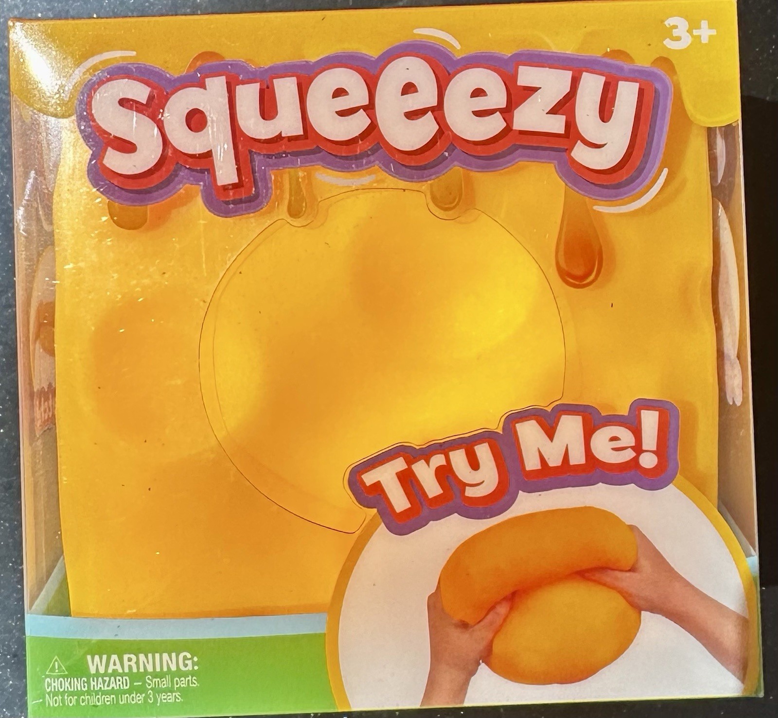 Sunny Days Jumbo Squeeezy Cheese – Cheese Squishy Toy, Stress Relief Sensory Fun