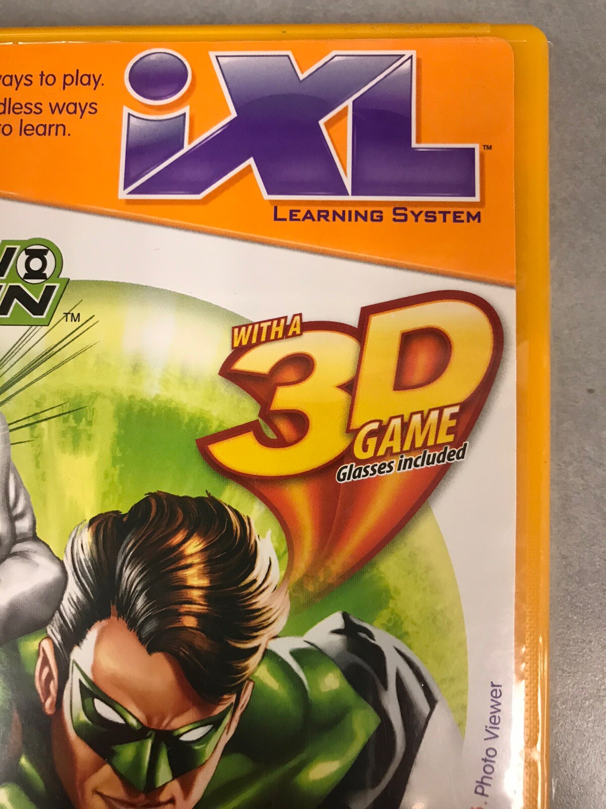 Fisher Price iXL Learning System Green Lantern 3-7yrs 3D Glasses Interactive