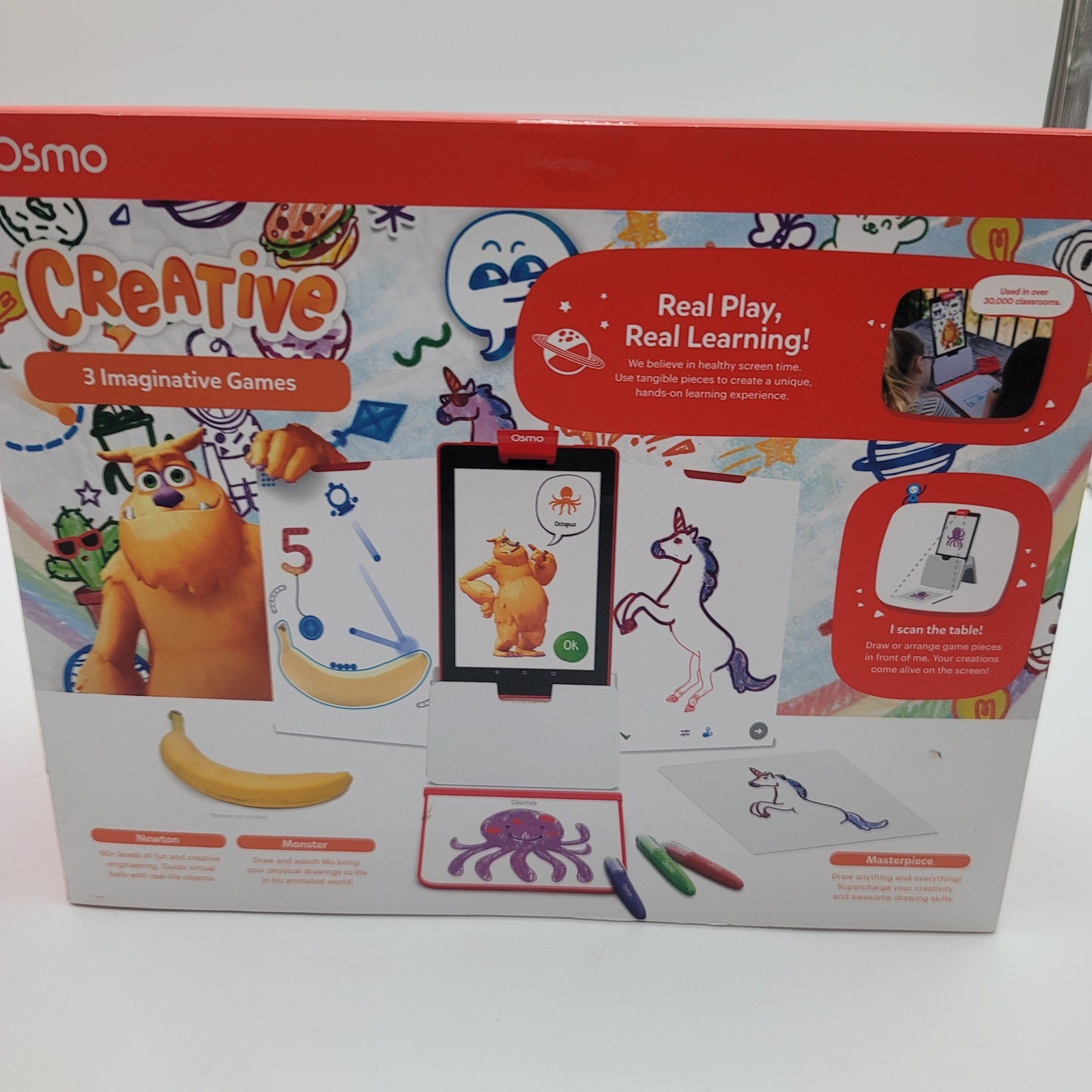 Osmo Creative Starter Kit for Fire Tablet Ages 5-10 3 Games Learning Toy NEW