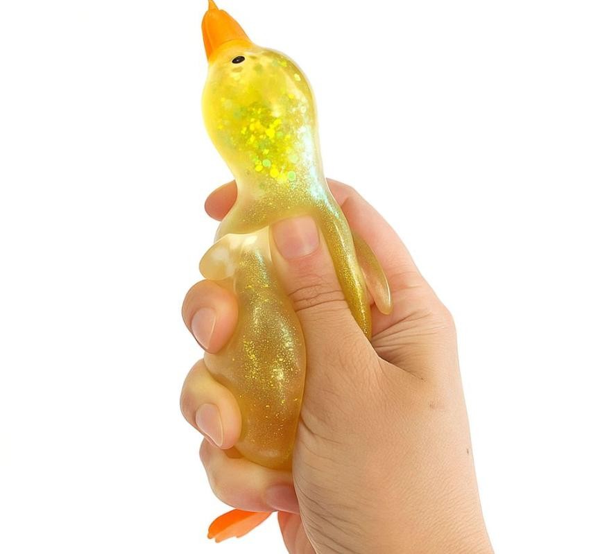 Keycraft Sparkly Squishy Duck, 2 Pack Sensory Toy