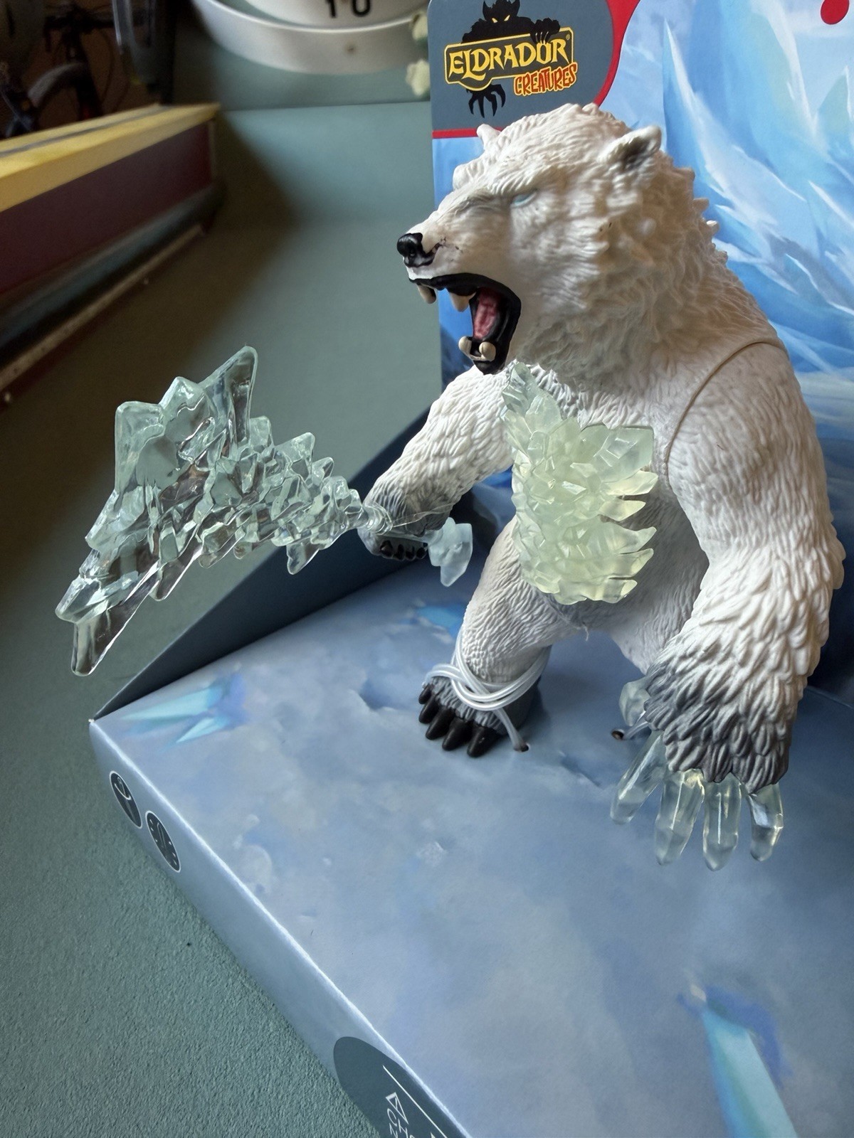 Schleich Eldrador Creatures Blizzard Bear w/ Weapon 42510 NEW Polar Bear Figure