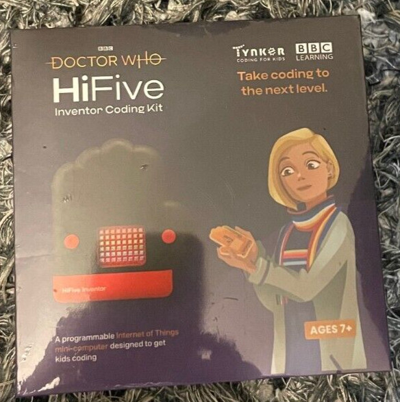 BBC Doctor Who Inventor Coding Kit for Kids Ages 7+ HiFive 40 Lessons STEM Toy.