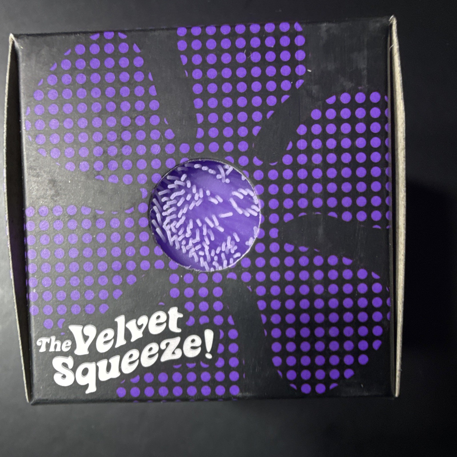Nee Doh Fuzz Ball Flower Power Velvet Squeeze Toy Purple Age 3+ 3-4 Years
