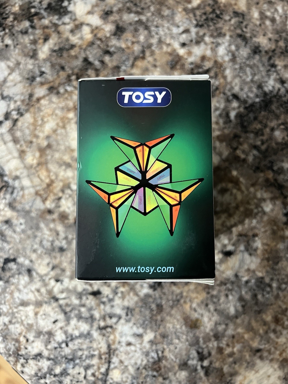 TOSY Magnet Pyramid Glow 1 Cube Transforms 1 Billion Shapes UV Butterfly Puzzle!