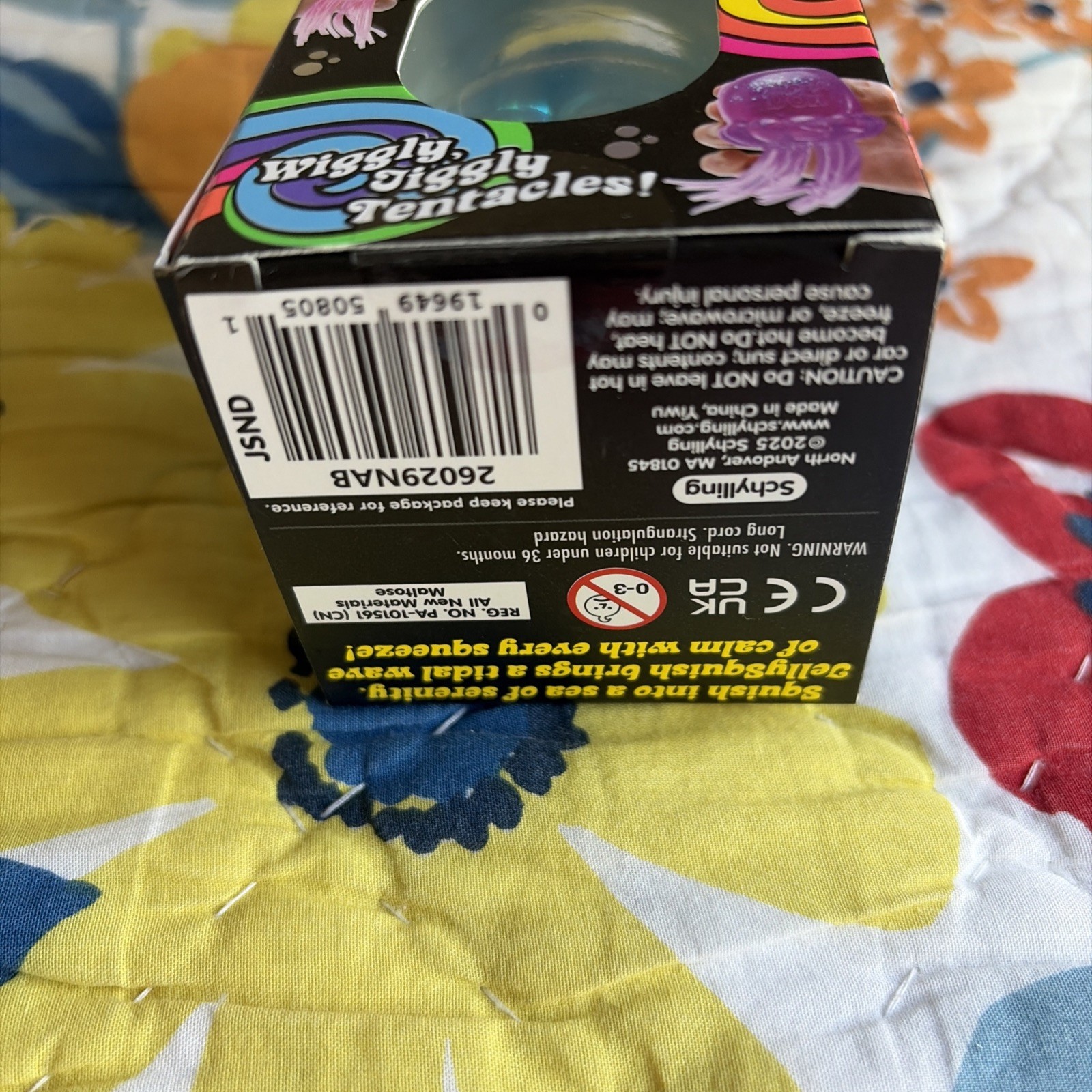 Not NeeDoh Jellyfish Jelly Squish Stress Toy Fidget Sensory Squeeze Squishy