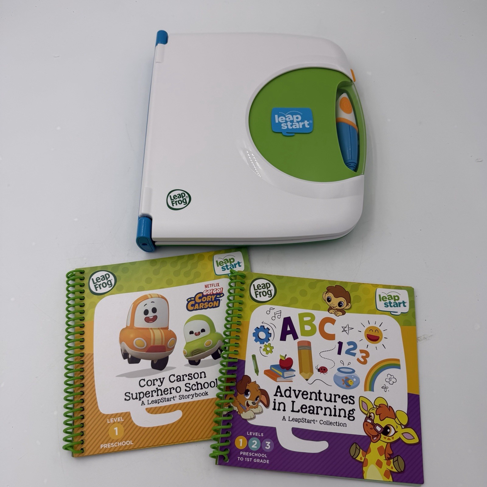 Leapfrog Leap Start Interactive Learning System with 2 Books TESTED SEE VIDEO!