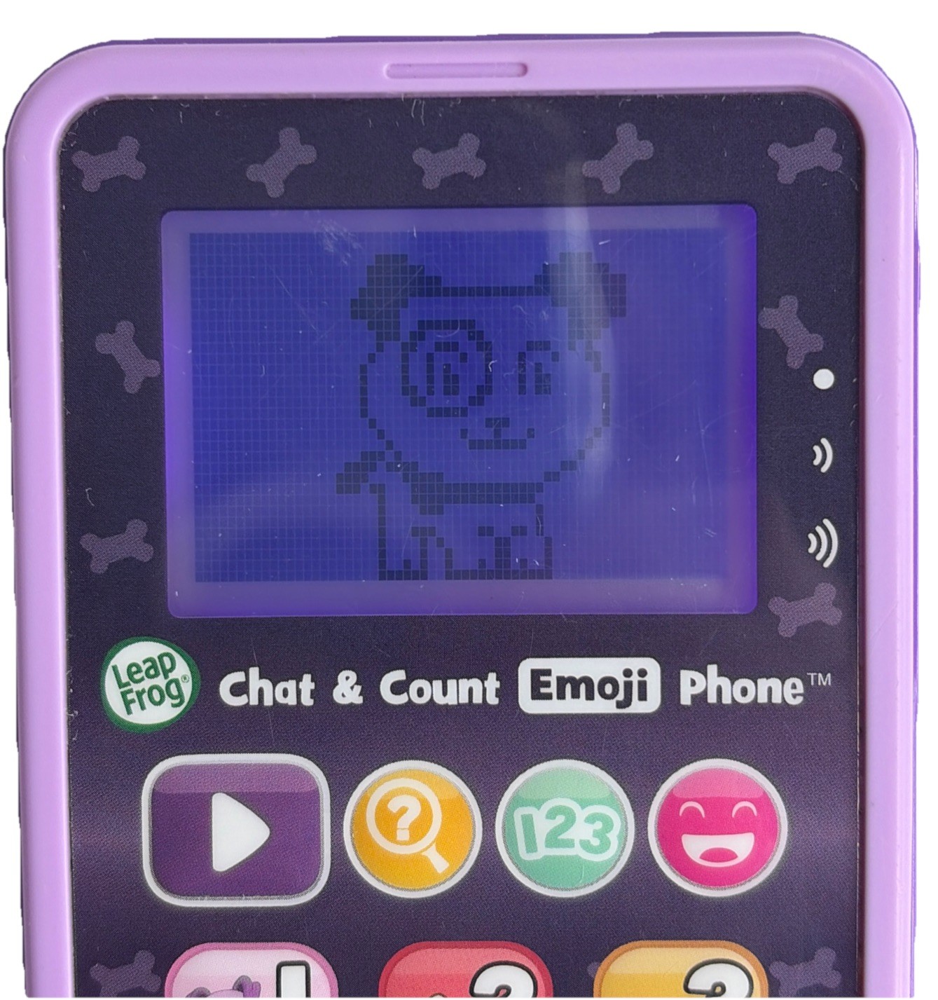 2X LeapFrog Chat & Count Emoji Phone Combo – Purple + Black – Tested Working
