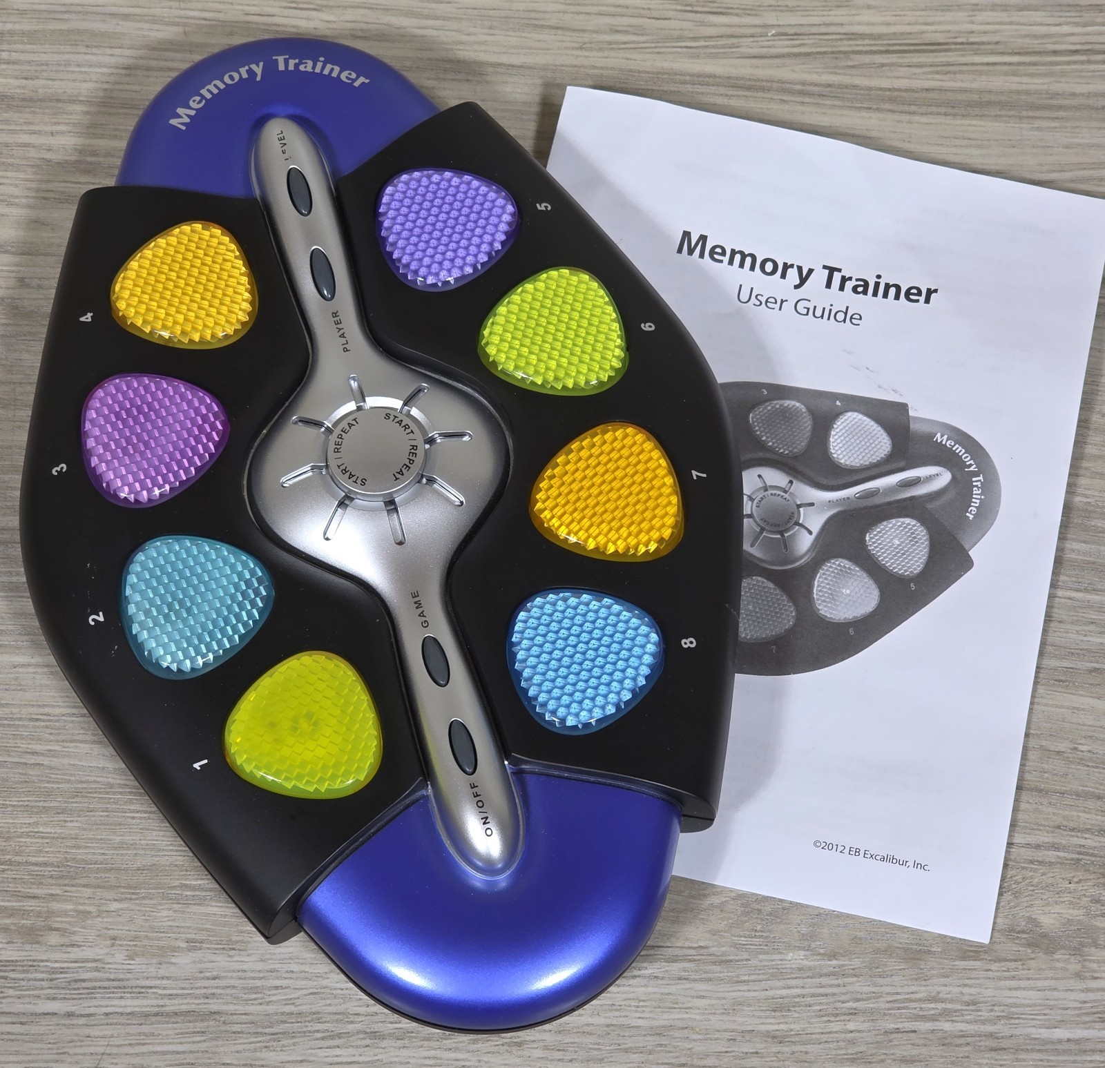 EB Excalibur Memory Trainer Handheld Brain Game – TESTED –