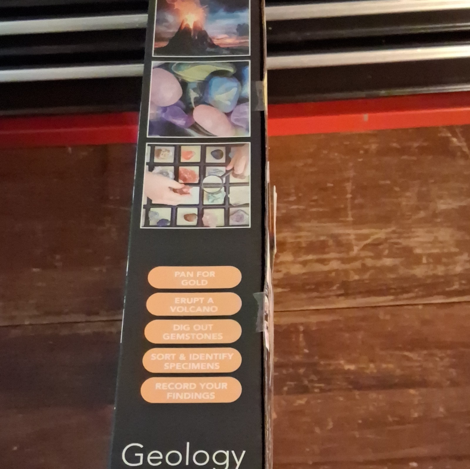 Unbelievable Science Geology Lab Kit (New/Sealed) Gemstones, Volcano, Magnifier