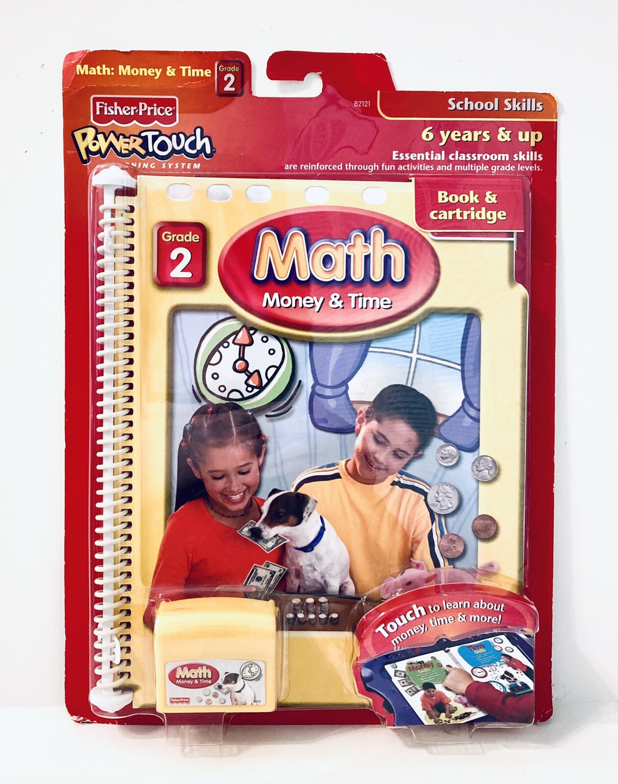 Fisher Price Power Touch – Math – Money & Time – Grade 2 – Book and Cartridge