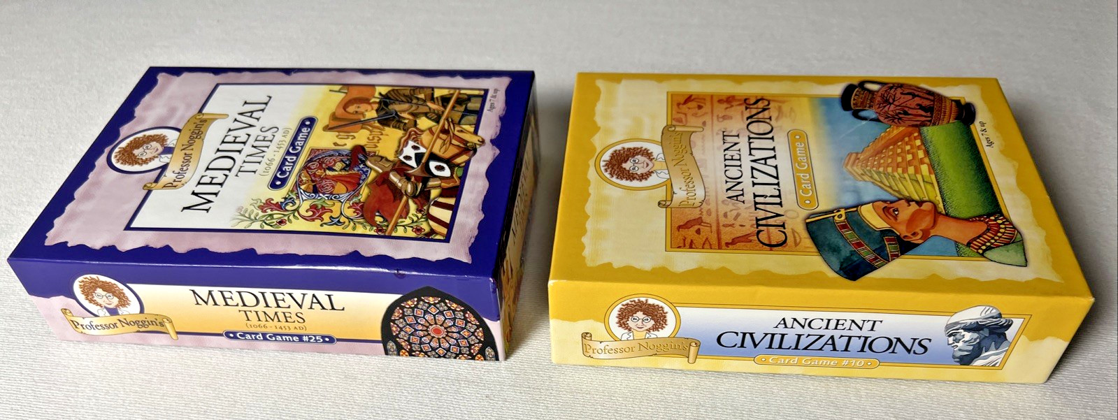 Professor Noggin’s MEDIEVAL TIMES & ANCIENT CIVILZATIONS Games, Complete