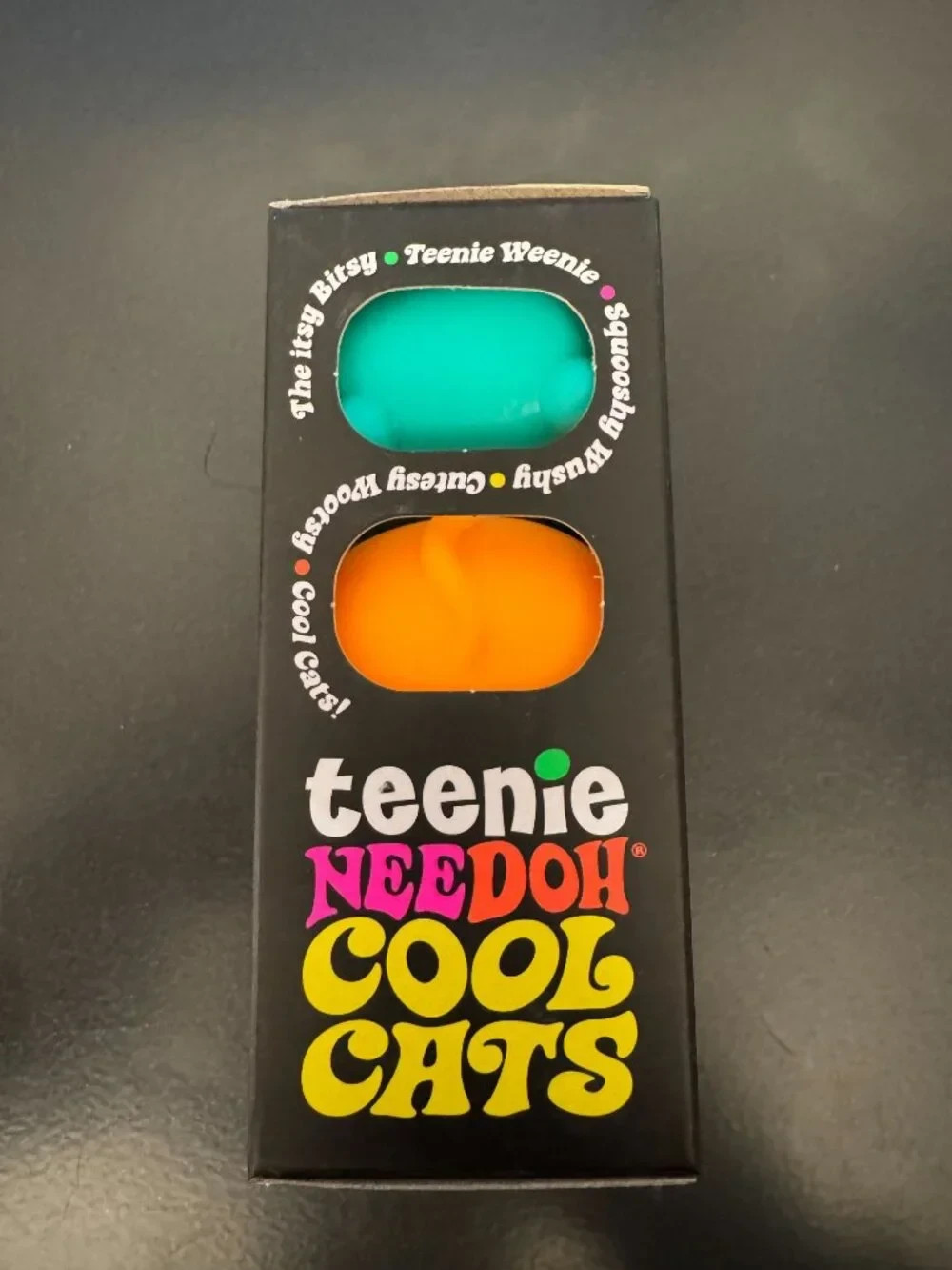 Schylling Needoh Teenie Cool Cats (Blue, Orange, Pink)