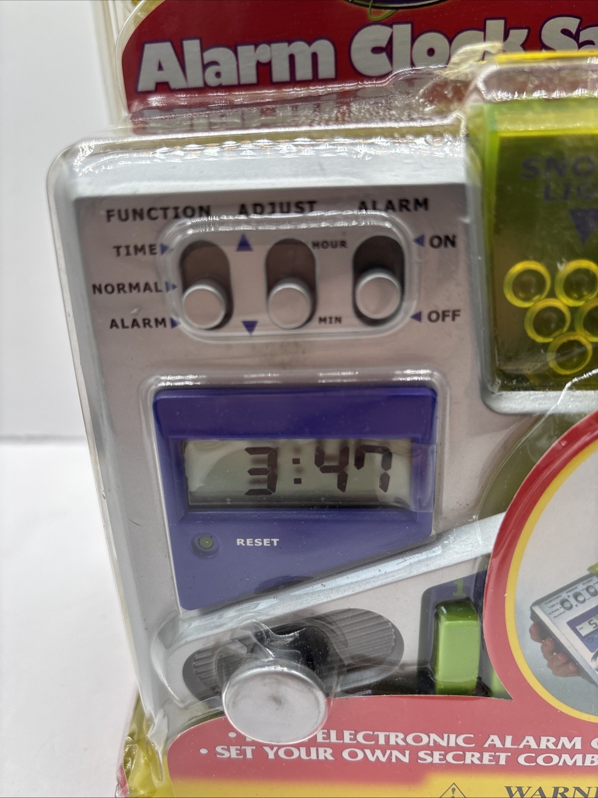 YoUniverse ALARM CLOCK SAFE Brand New Sealed RETRO Vintage Electronic Y2K