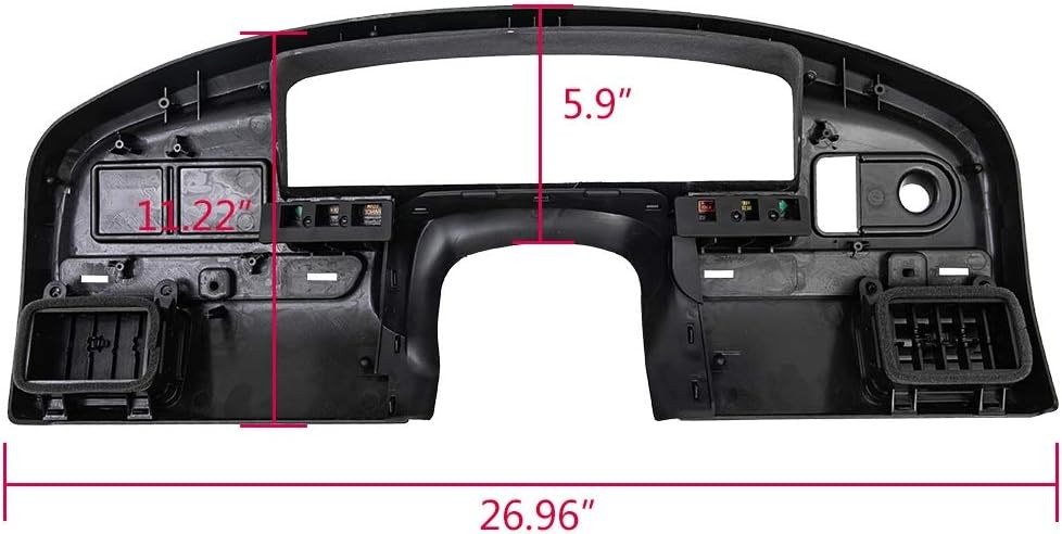 Dashboard Dash Panel Bezel Compatible Ford F150 F250 F350 Super Duty 1992-1997 G
