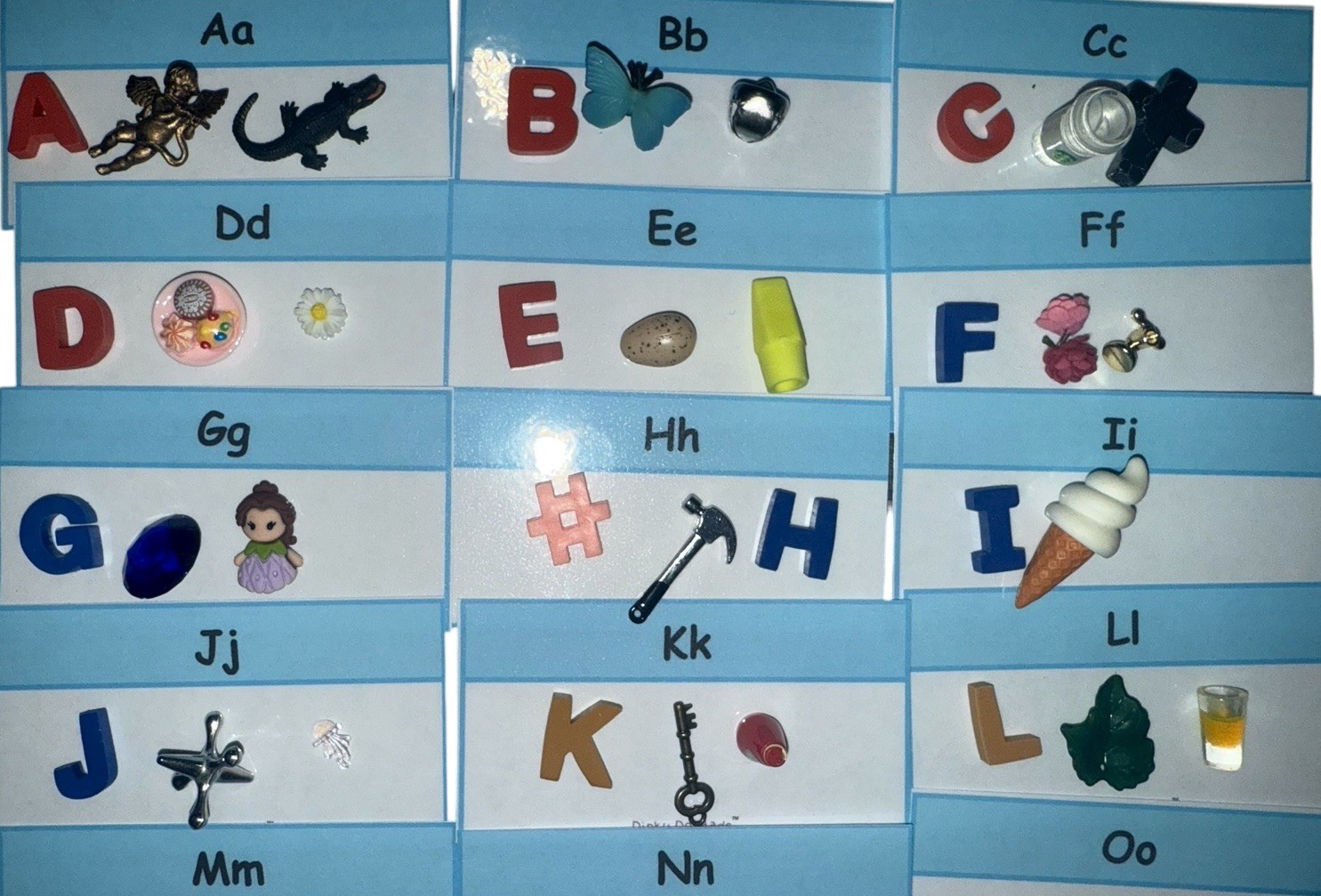 Alphabet Phonic Kit Montessori Miniature Objects W/Case Letter Sound SLP