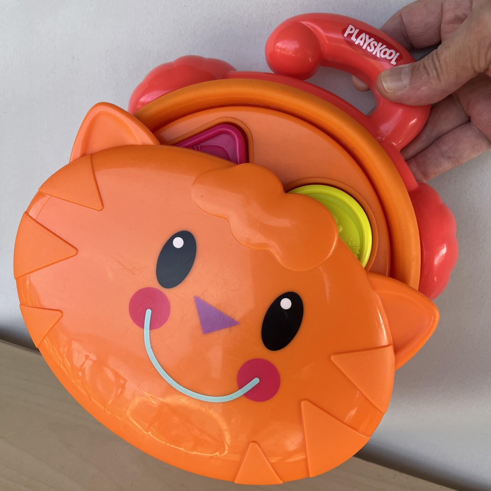 Playskool Pop Up Cat Shape Sorter Baby Toddler Learning Toy 18 months Complete