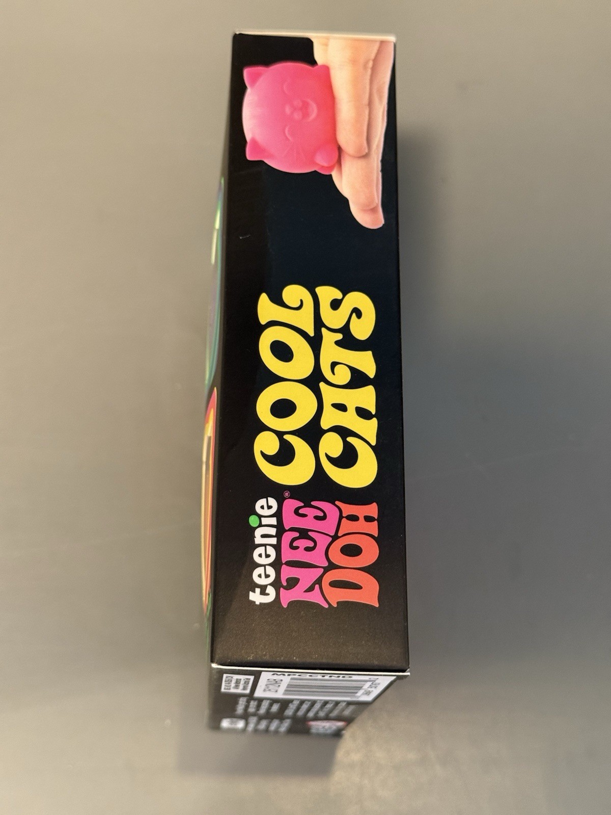 Nee Doh NIB Authentic Teenie Cool Cats 4 Colors Pink Purple Green Orange HTF ▶️