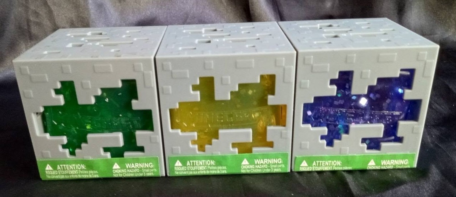 MINECRAFT JELLY CUBES 3 Pack! *VIRAL* Lot of 3, Brand New