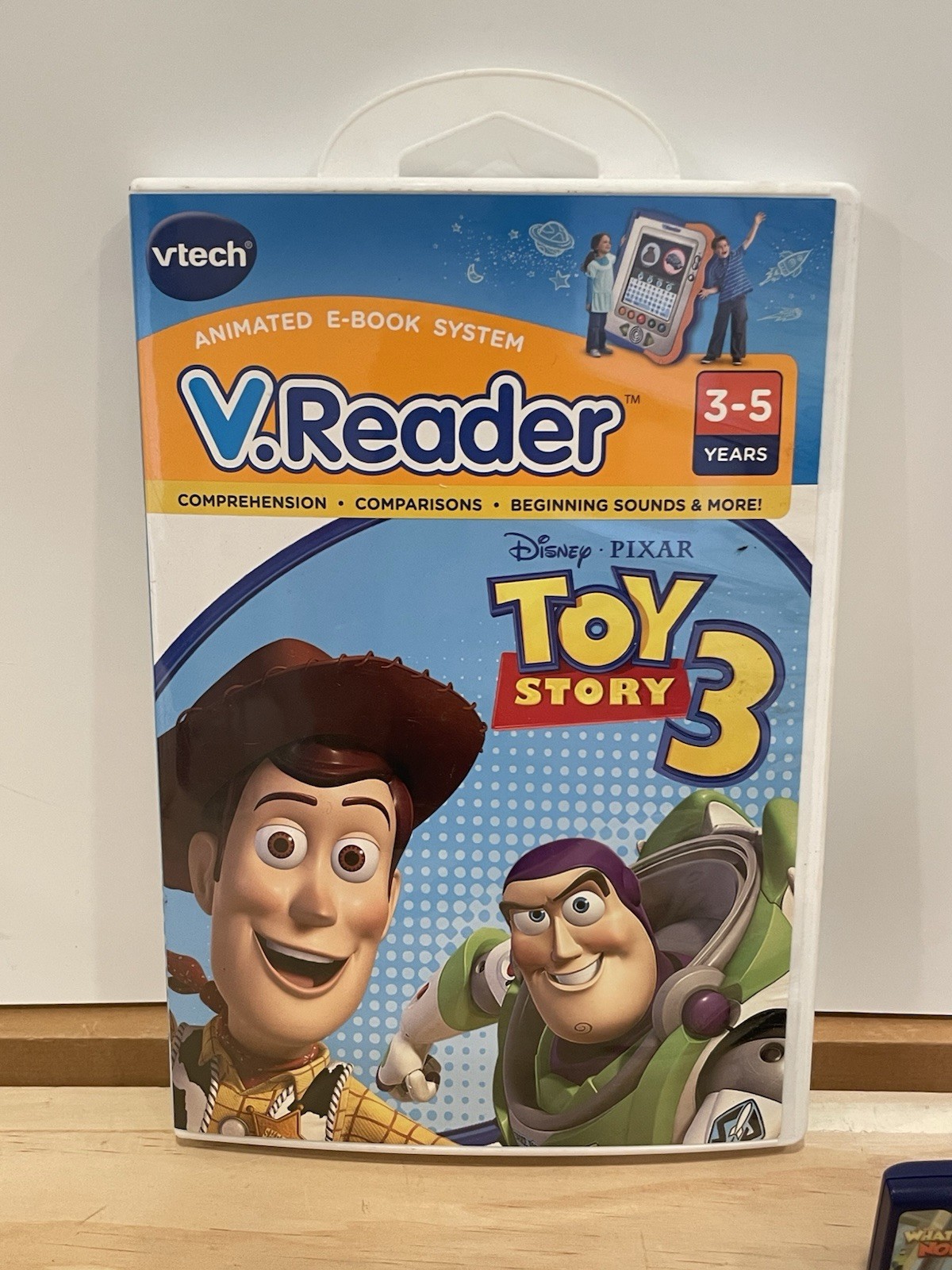 PIXAR TOY STORY 3 DISNEY VTECH V Reader Reading Learning Game (Plus 2nd Game)