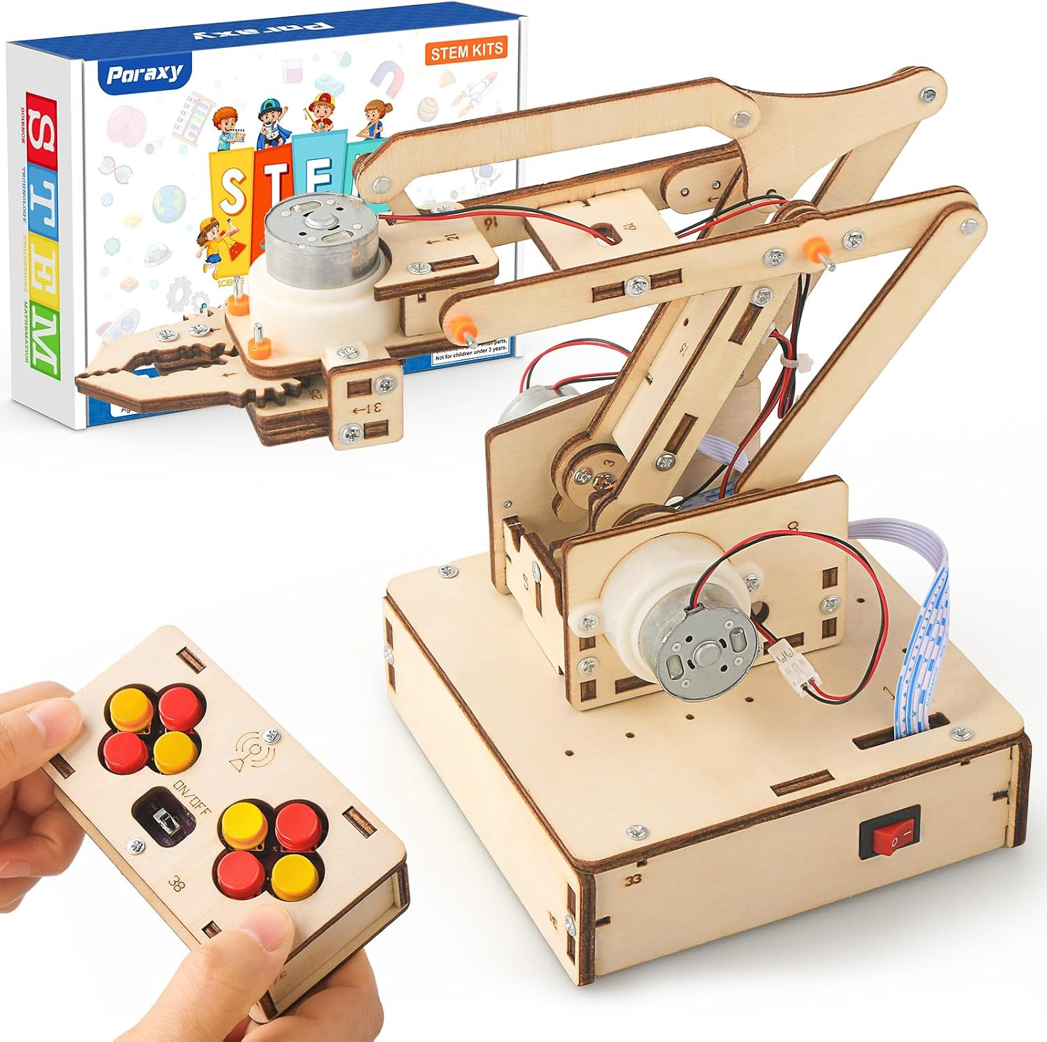 Robot Arm Kits, Robotics for Kids Ages 8-12 14-16 STEM Toys, DIY Science Experim