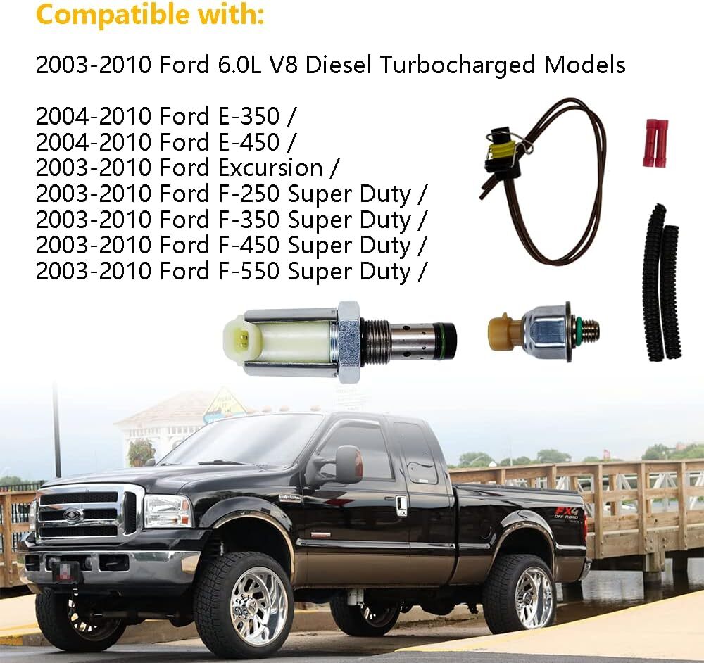 6.0 IPR Valve with ICP Sensor and Pigtail | Replacement for 2003-2010 F250 F350