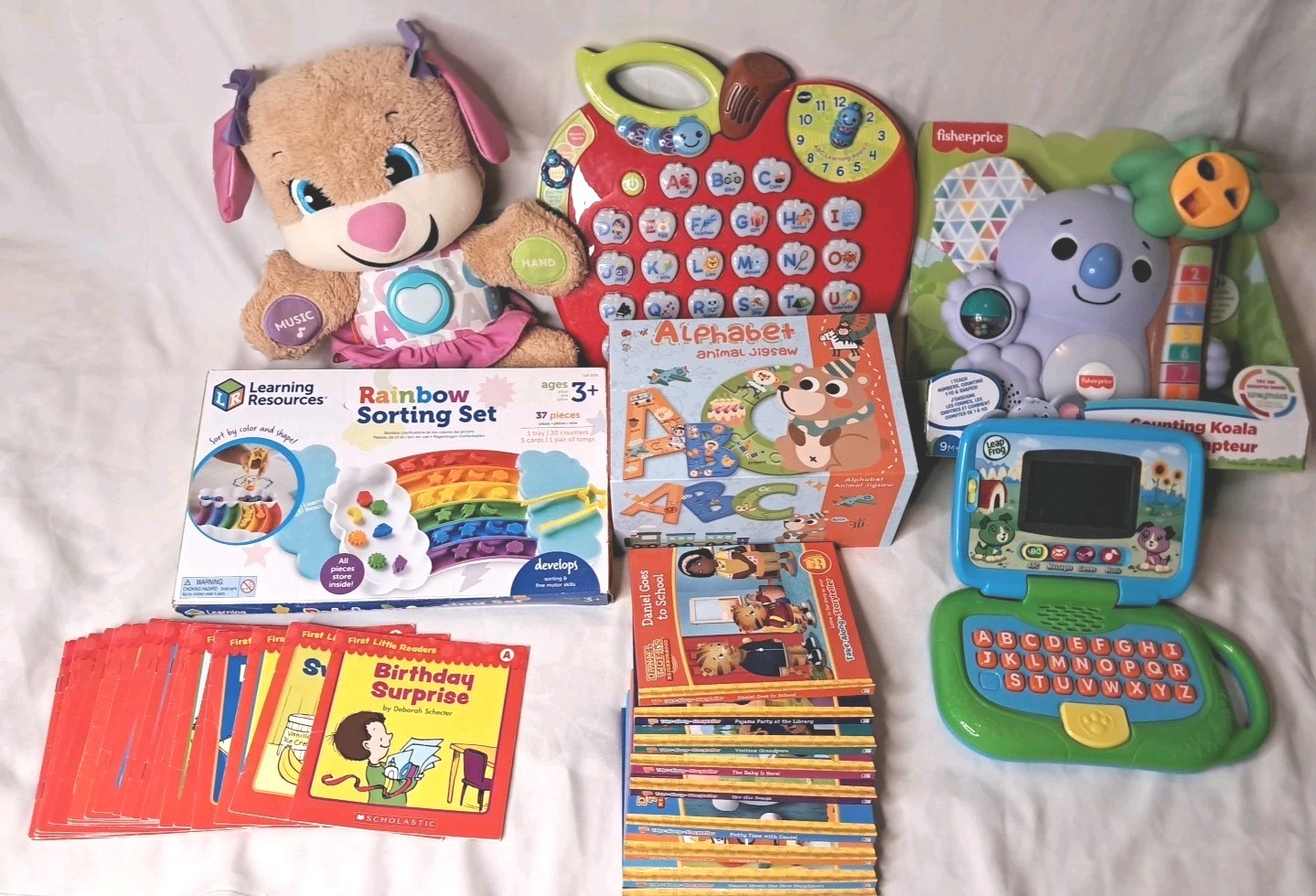 Baby Toddler Learning Toys & Books ABC Phonics Blending Matching Sorting Puzzles