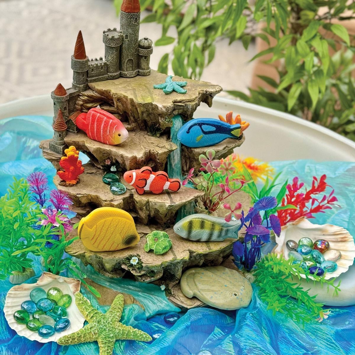 Yellow Door Sensory Play Stones: Colorful Fish Set