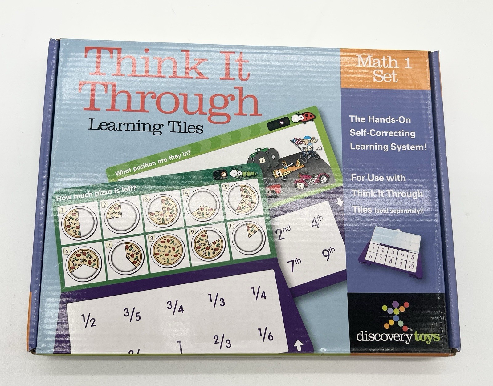 Discovery Toys Think It Through Learning Tiles Hands-On, Reading Spelling & Math