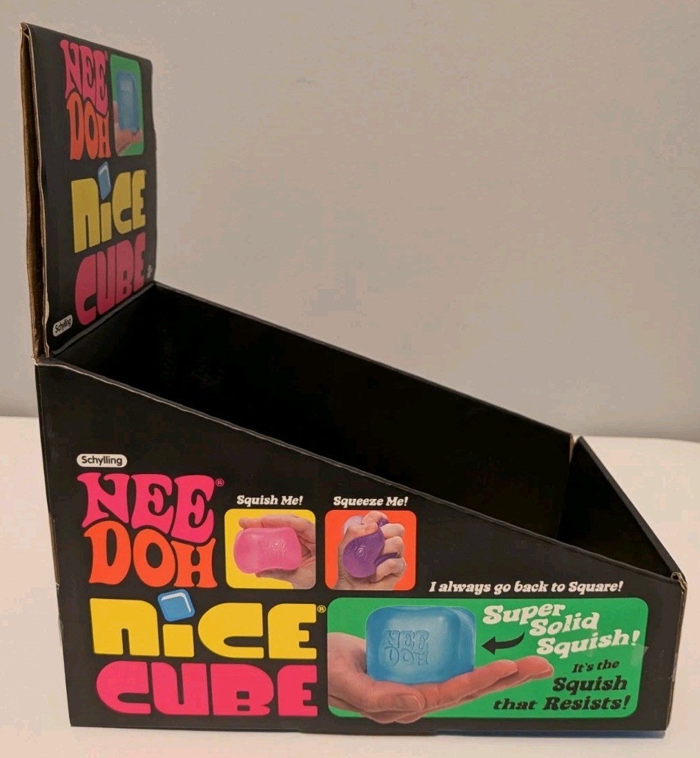 Nee Doh Nice Cube Schylling Display Box Only!
