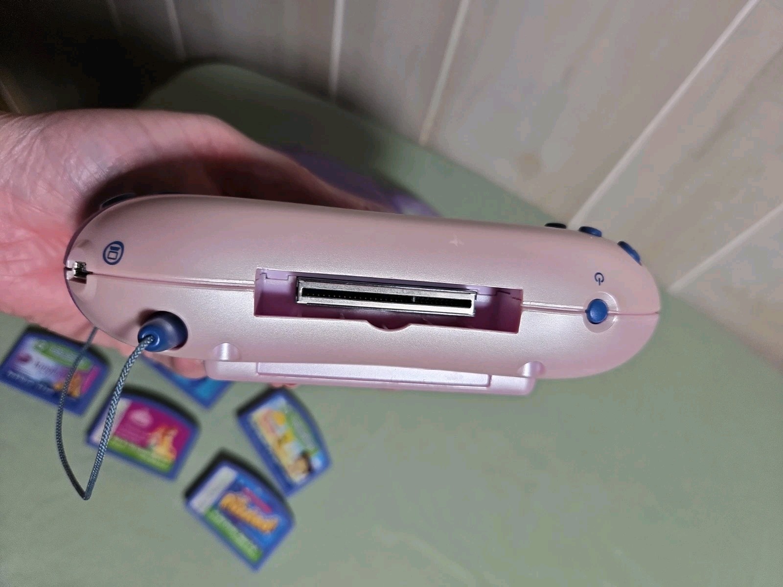 Leap Frog Leapster 2 Pink Learning System 6 Games TESTED Works Nemo Princesses